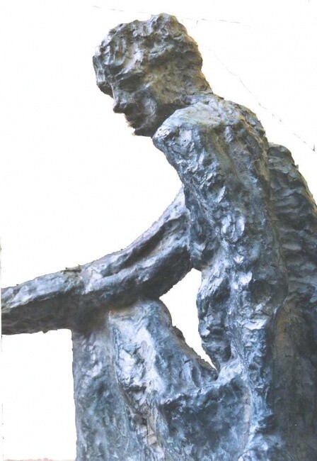 Sculpture intitulée "Orphée" par Brigitte Valin, Œuvre d'art originale, Métaux