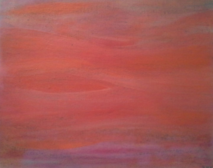 绘画 标题为“Red and Pink” 由Sergei Smv, 原创艺术品, 油