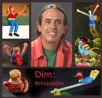 Escultura intitulada "esculturas brinqued…" por Dim Brinquedim, Obras de arte originais