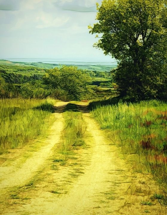 Photography titled "Another Pathway." by Dave English, Original Artwork, Digital Photography