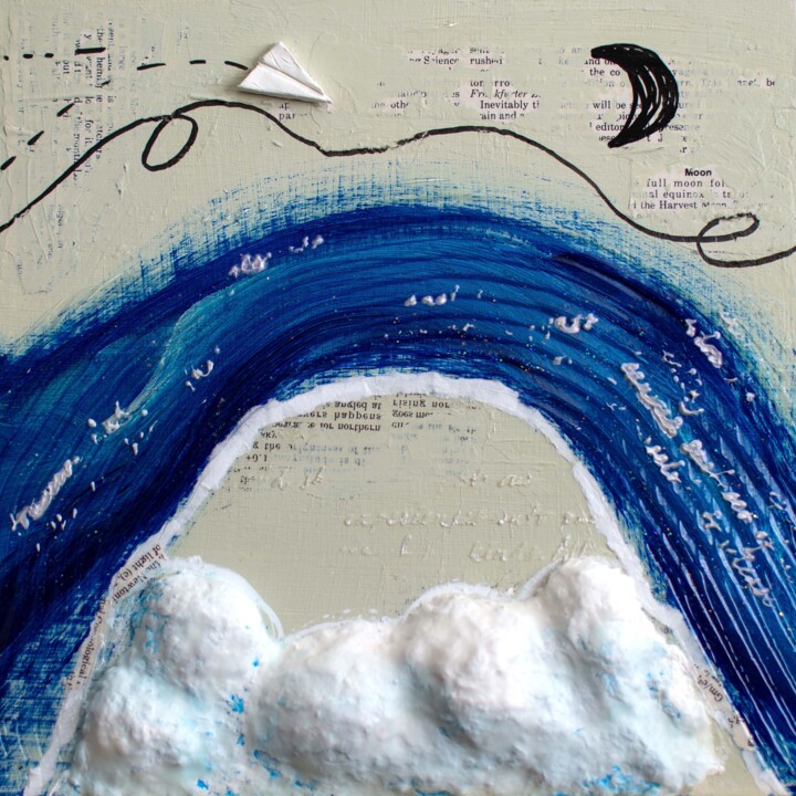 Malarstwo zatytułowany „”The space between”…” autorstwa Brittany Ellis, Oryginalna praca, Akryl