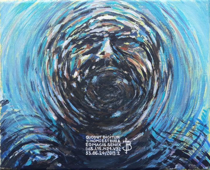 Autoportrait Voie D Eau Ombres Et Reflet, Peinture par Philippe Brobeck Artmajeur