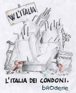 Drawing titled "italia dei condoni.…" by Pasero Rosanna, Original Artwork
