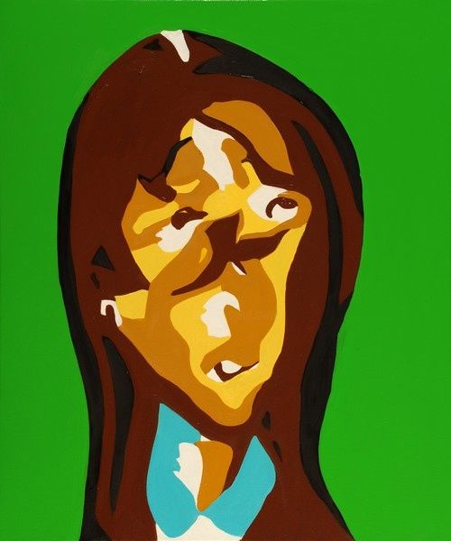 Картина под названием "La Différente" - Anne Broitman, Подлинное произведение искусства, Масло