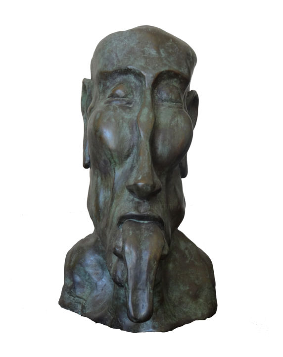 Sculpture intitulée "AhLaLaSagesse" par Stéphane Chaunard, Œuvre d'art originale, Métaux