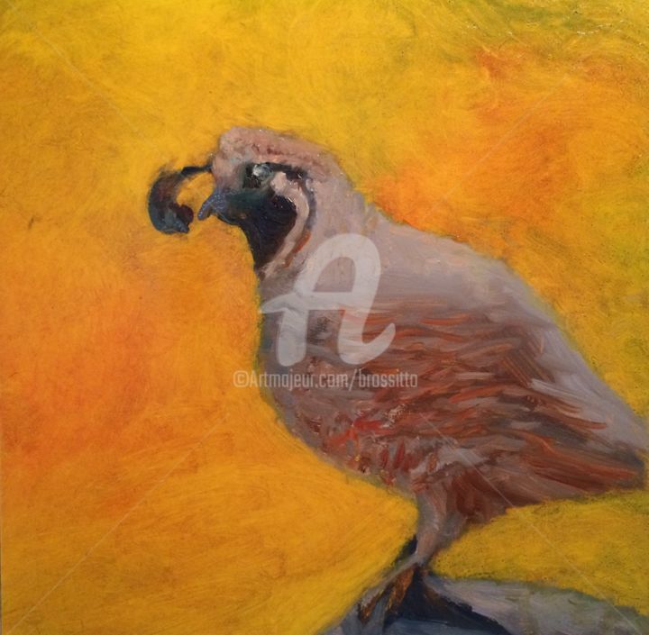 Painting titled "Partridge.jpeg" by B.Rossitto, Original Artwork, Oil