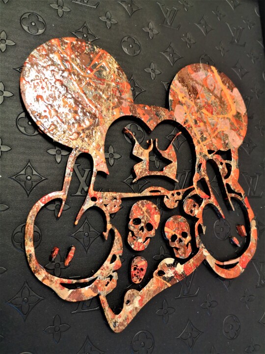 Mickey Mouse X Louis Vuitton : Gangsta M, Sculpture by Brother X