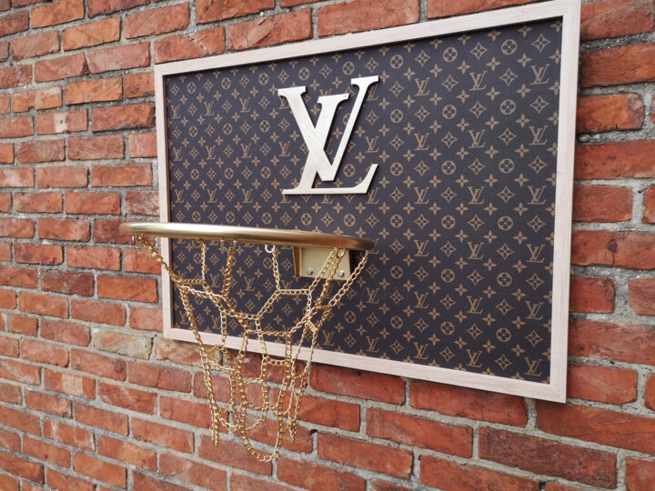 Louis Vuitton Framed Basketball Board, Scultura da Brother X