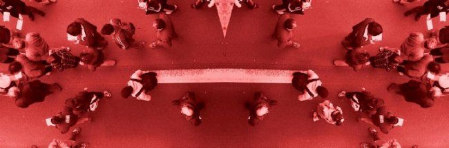 Photography titled "Red - POITIERS" by Brouf Art, Original Artwork