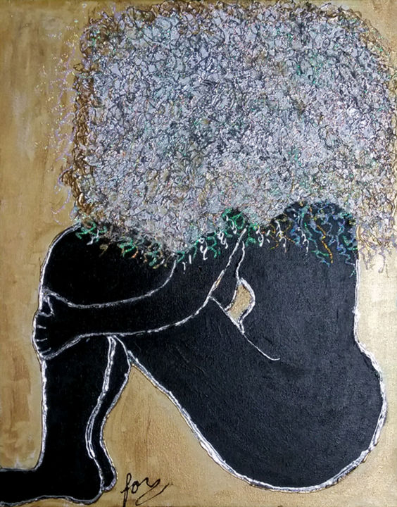 Painting titled "Sick & Tired By: Fo…" by Brown Tree Art House, Original Artwork, Acrylic