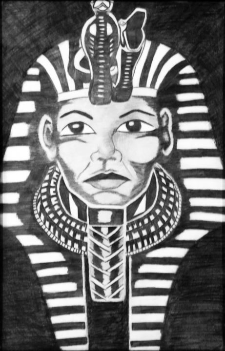 Drawing titled "KING By: Beautie Pi…" by Brown Tree Art House, Original Artwork, Graphite