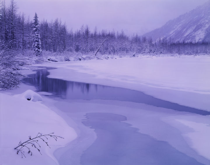 Photography titled "Portage River in Wi…" by Bruce Herman, Original Art, Manipulated Photography