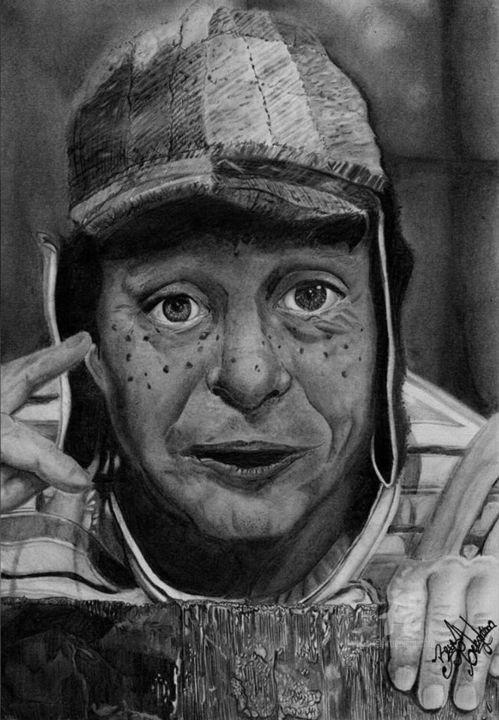 Dessin intitulée "Chaves" par Bruna Celeghim, Œuvre d'art originale, Graphite