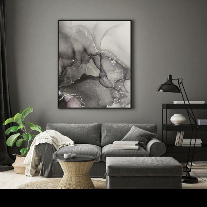 Pintura intitulada "Abstrato on Canvas…" por Bruna Gabardo, Obras de arte originais, Pigmentos