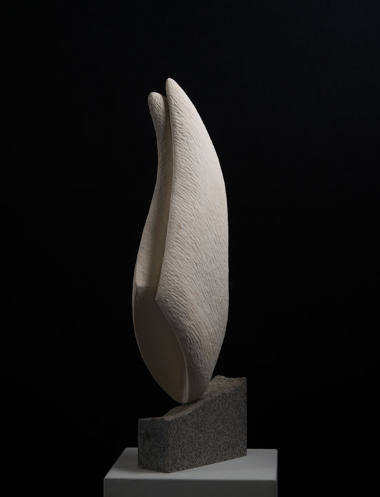 Sculpture titled "Du désir" by Brune Somogyi, Original Artwork, Stone