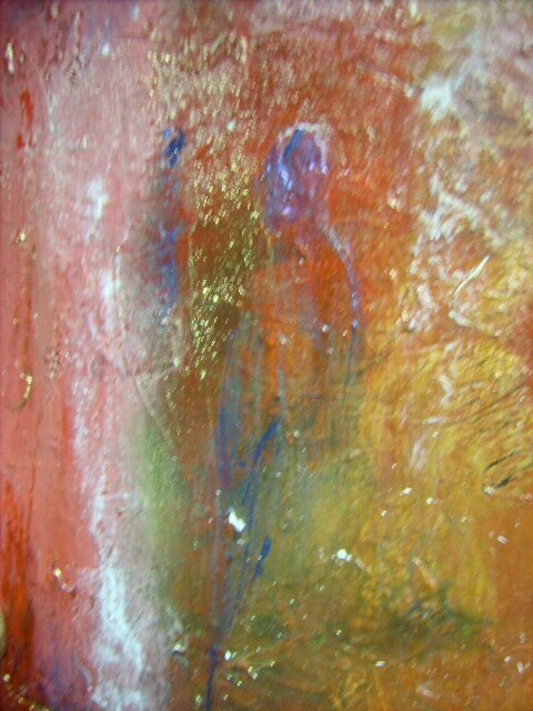 Painting titled "Iridescence 2" by Bruno Briatte, Original Artwork, Oil