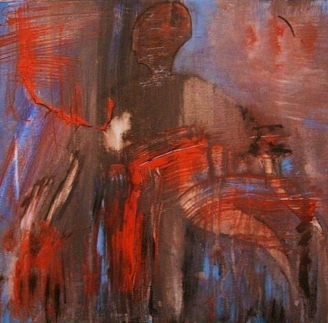 Pittura intitolato "L' allusif" da Bruno Briatte, Opera d'arte originale, Olio