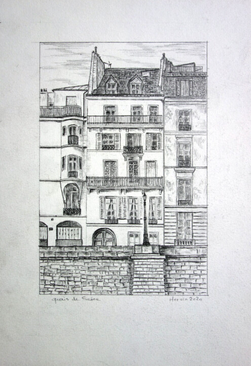 Dessin intitulée "Crayon graphite : "…" par Bruno Cortequisse, Œuvre d'art originale, Crayon