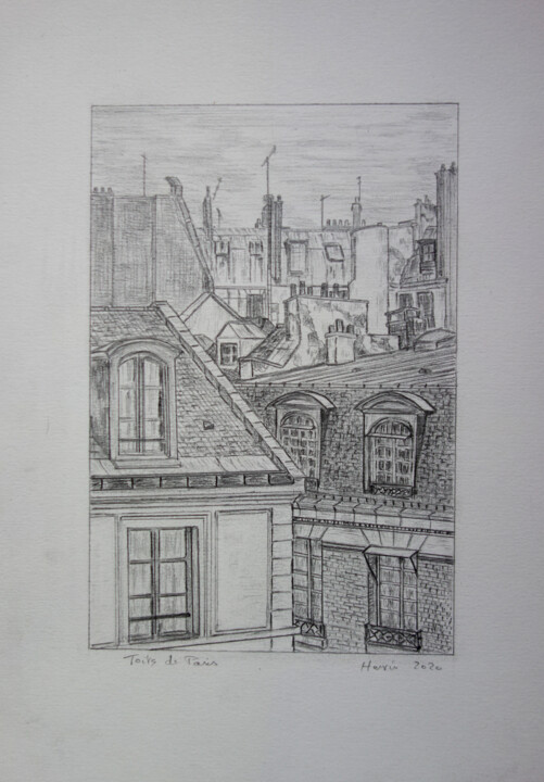 Drawing titled "Grayon Graphite : T…" by Bruno Cortequisse, Original Artwork, Graphite