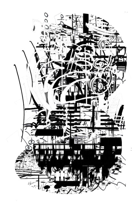 Digital Arts titled "partition" by Bruno Keip, Original Artwork