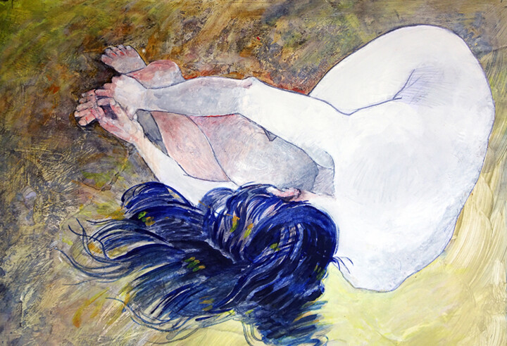 Peinture intitulée "Des pieds et des ma…" par Bruno Le Sourd, Œuvre d'art originale, Acrylique