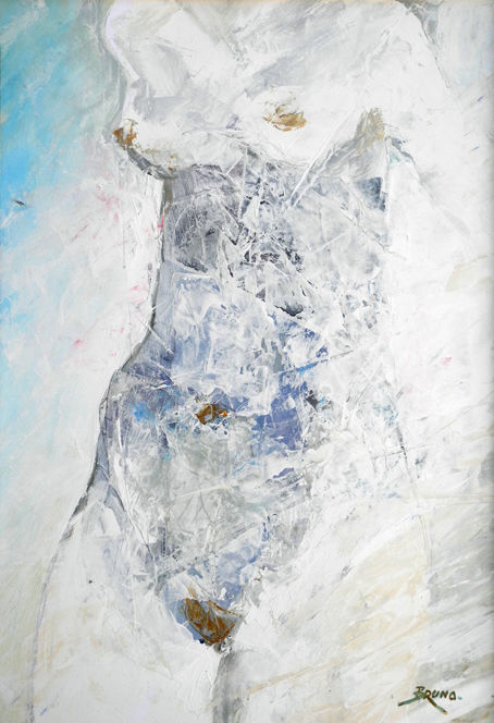 Painting titled "MARMORÉENNE  ac-p-t…" by Bruno Le Sourd, Original Artwork