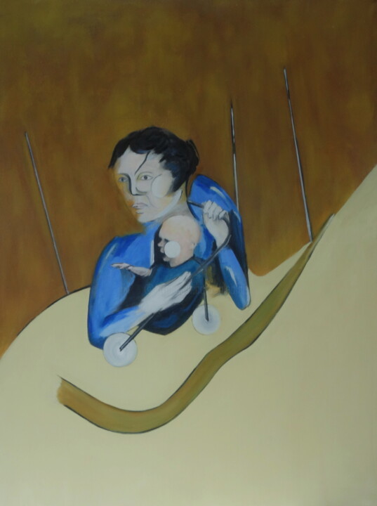 Malerei mit dem Titel "série N°13" von Bruno Leblais, Original-Kunstwerk, Öl
