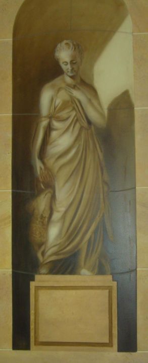 Painting titled "catherine.jpg" by Bruno Meril, Original Artwork, Oil