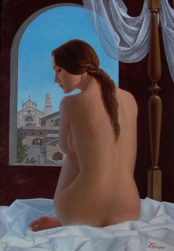 Pintura intitulada "artlib_gallery-3561…" por Bruno Vephvadze, Obras de arte originais