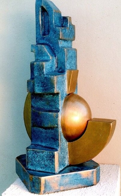 Sculpture intitulée "saturnisation" par Bruno Prelat, Œuvre d'art originale