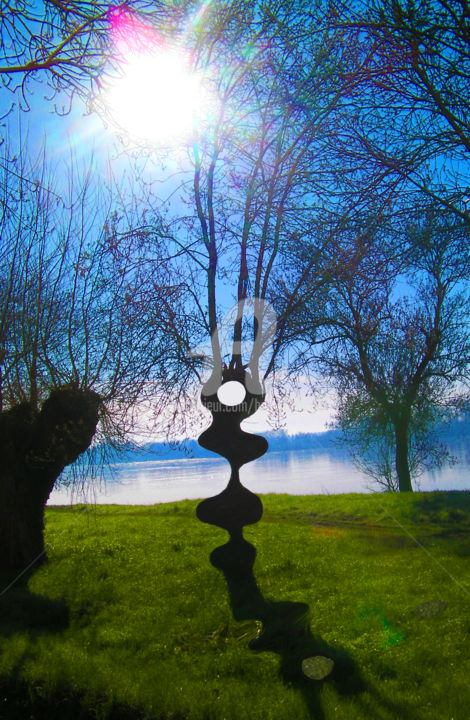 Digitale Kunst getiteld "Mon arbre" door Bruno Antony-Thouret (bruno antony), Origineel Kunstwerk, Foto Montage