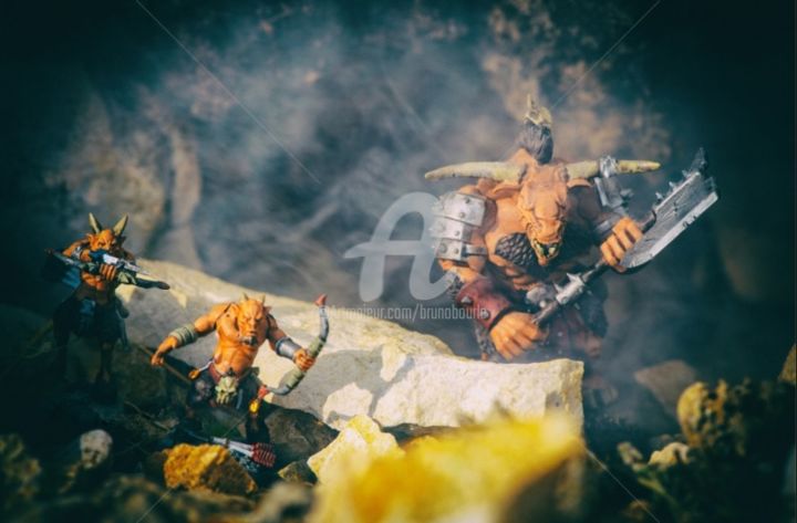 Photographie intitulée "WARHAMMER" par Younobo, Œuvre d'art originale, Photographie numérique