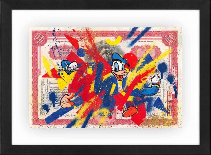 「Donald X Picasso」というタイトルの絵画 Brunografferによって, オリジナルのアートワーク, アクリル