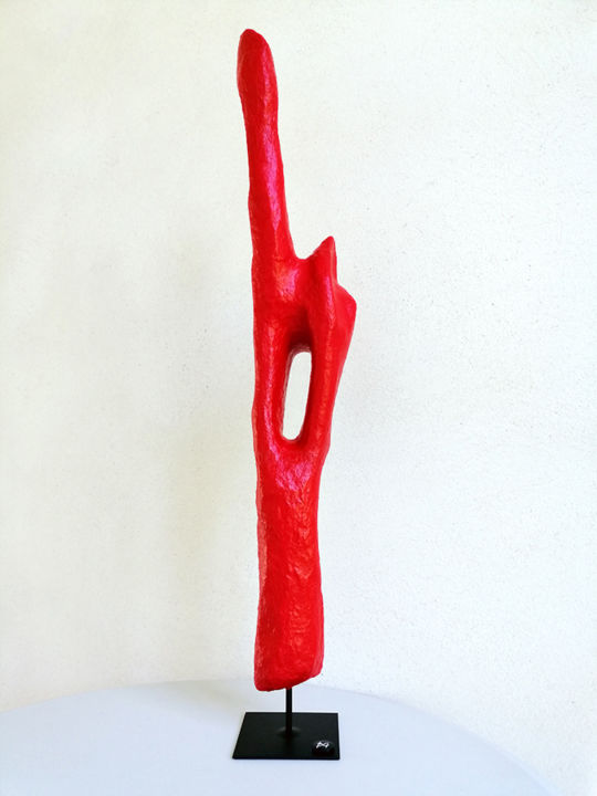 Sculpture titled "Sculptissime 11" by Bruno Guévenoux, Original Artwork, Wood