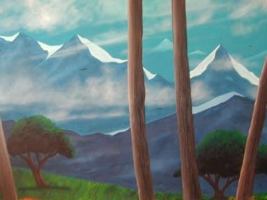 Painting titled "Alasan Snow Mountai…" by Alec Yates, Original Artwork