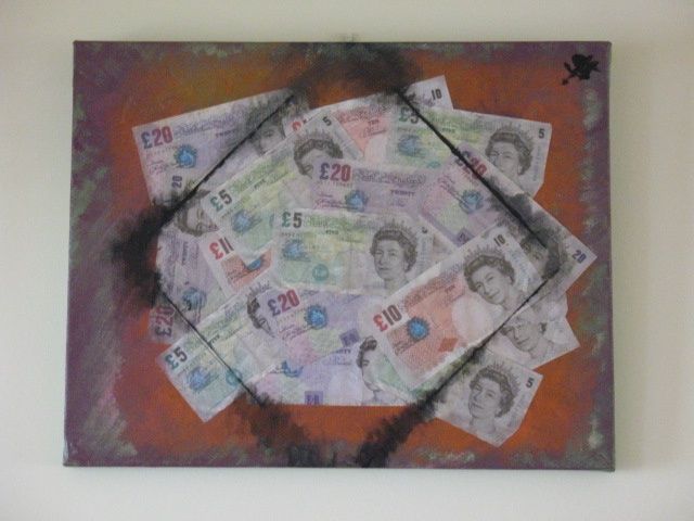 Painting titled "Prosperity Board" by Sylvana Lee-Jones, Original Artwork