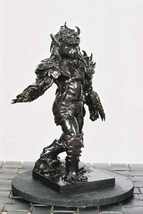 Sculpture intitulée "FANTASY character" par Yiorgo Tsiroyiannis, Œuvre d'art originale