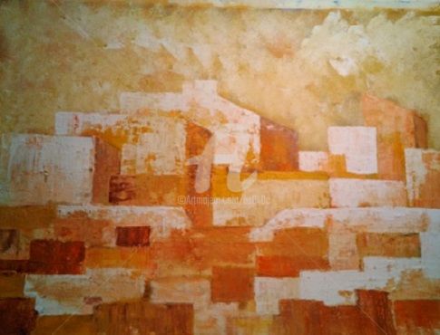 Peinture intitulée "Desierto7" par Josep Lluís Benet Vidal, Œuvre d'art originale, Acrylique