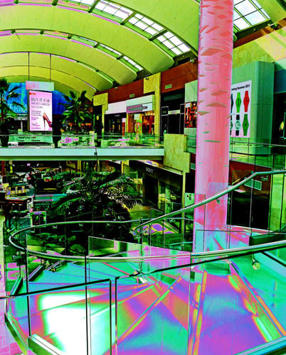 Digital Arts titled "At the Mall" by Barbara Tabachnick, Original Artwork, 2D Digital Work