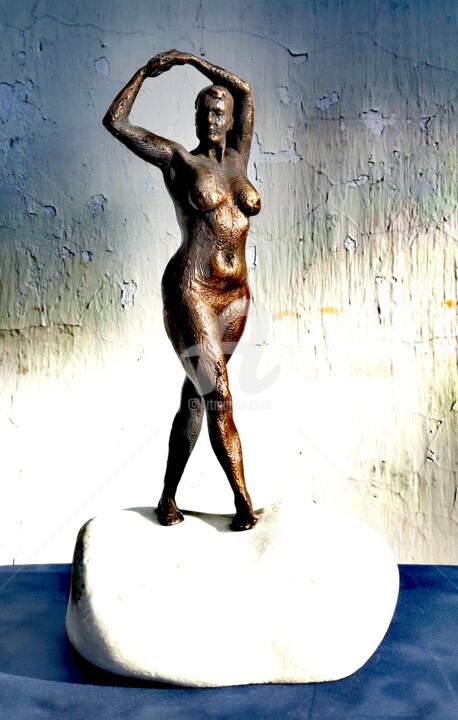 Скульптура под названием "BALLET DANCER" - Bubaq, Подлинное произведение искусства, Бронза