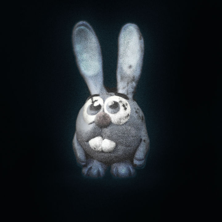 Photographie intitulée "sky-rabbit" par Bubon, Œuvre d'art originale