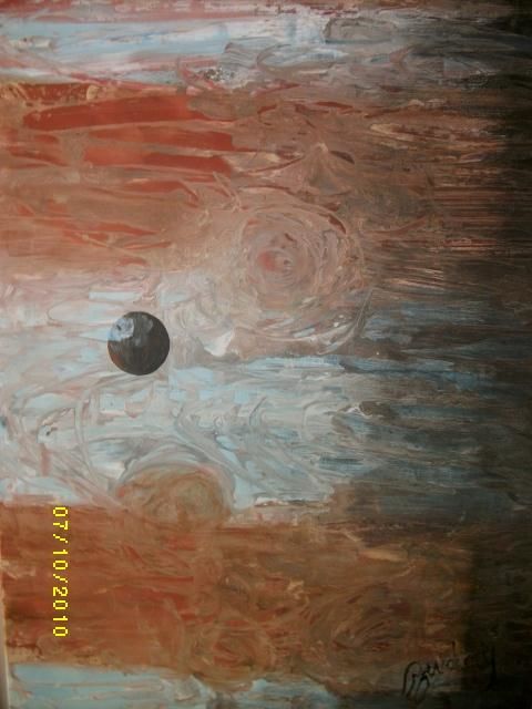 Painting titled "Jupiter i ja" by Rudolf Buday, Original Artwork