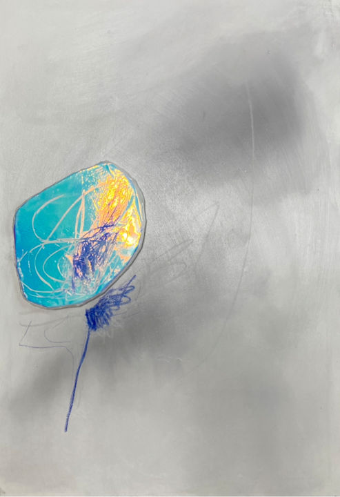 "Stylish dandelions…" başlıklı Tablo Maria Buduchikh tarafından, Orijinal sanat, Akrilik