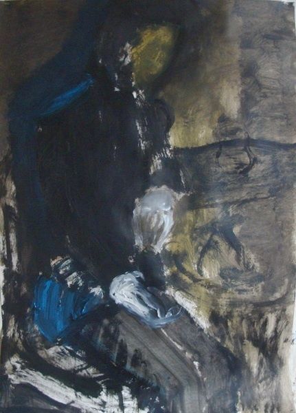 Pintura titulada "Портрет Анастасии.…" por Sergei Bugrovskii, Obra de arte original