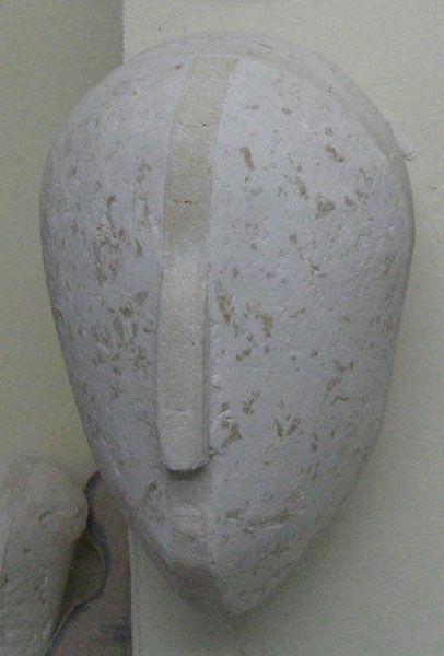 Escultura intitulada "Tête 2008S1" por John Bulteel, Obras de arte originais