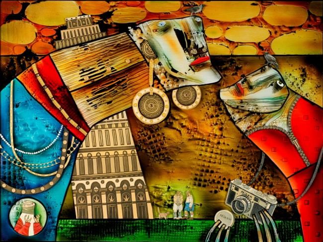 Collages titled "s_bunkov_sandblaste…" by Sergey Bunkov, Original Art,