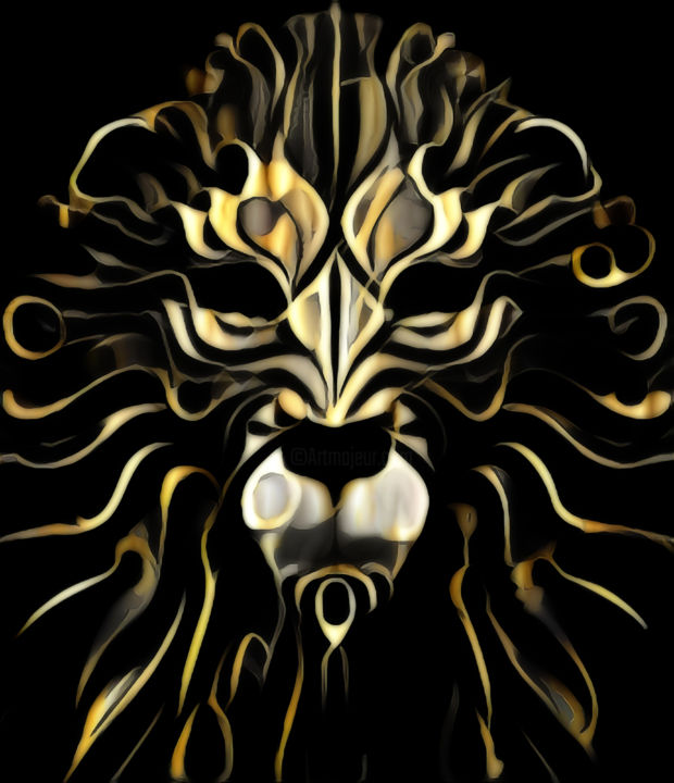 "Lion 4.jpg" başlıklı Dijital Sanat Bernard Bunner tarafından, Orijinal sanat, Dijital Resim