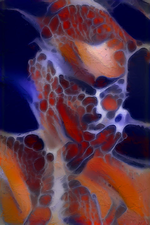 Digital Arts titled "Cellul'art.jpg" by Bernard Bunner, Original Artwork, Digital Painting