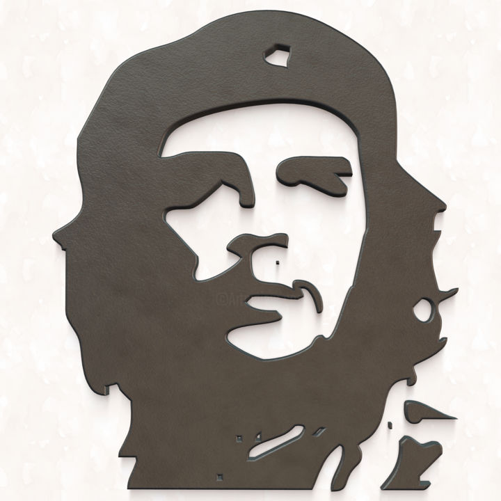Digital Arts titled "Che.jpg" by Bernard Bunner, Original Artwork, Digital Painting