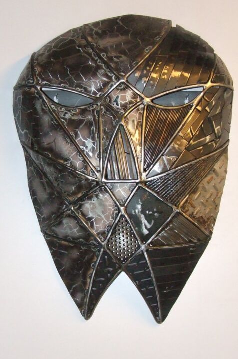 Sculpture titled "NASKO" by Dimitri Bussonnais, Original Artwork, Metals